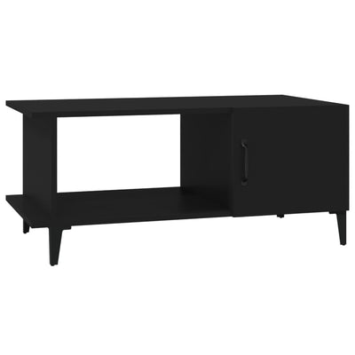 Coffee Table Black 90x50x40 cm Engineered Wood