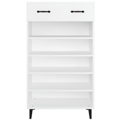 Shoe Cabinet White 60x35x105 cm Engineered Wood