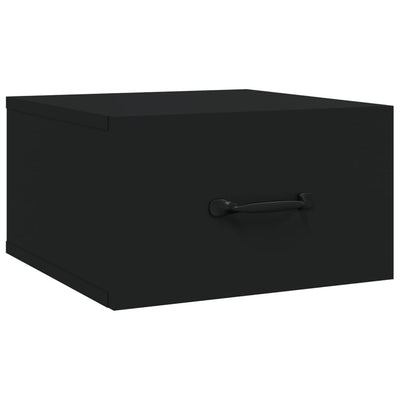 Wall-mounted Bedside Cabinets 2 pcs Black 35x35x20 cm