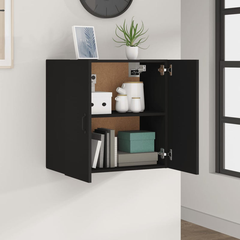 Wall Cabinet Black 60x31x60 cm Engineered Wood