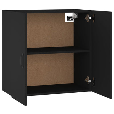 Wall Cabinet Black 60x31x60 cm Engineered Wood