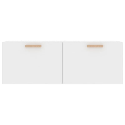 Wall Cabinet High Gloss White 100x36.5x35 cm Engineered Wood