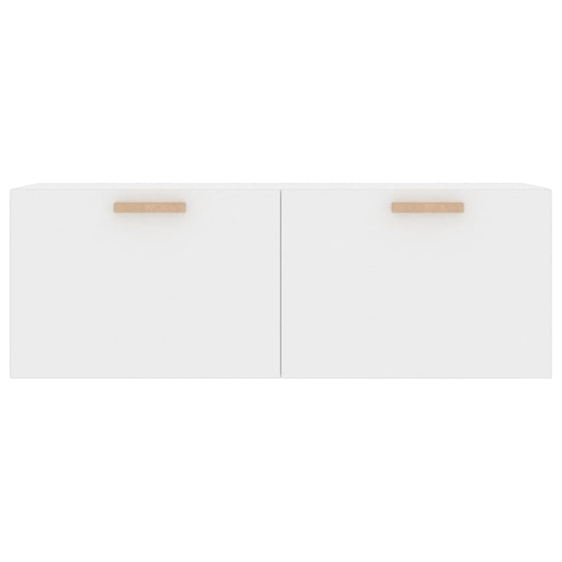 Wall Cabinet High Gloss White 100x36.5x35 cm Engineered Wood