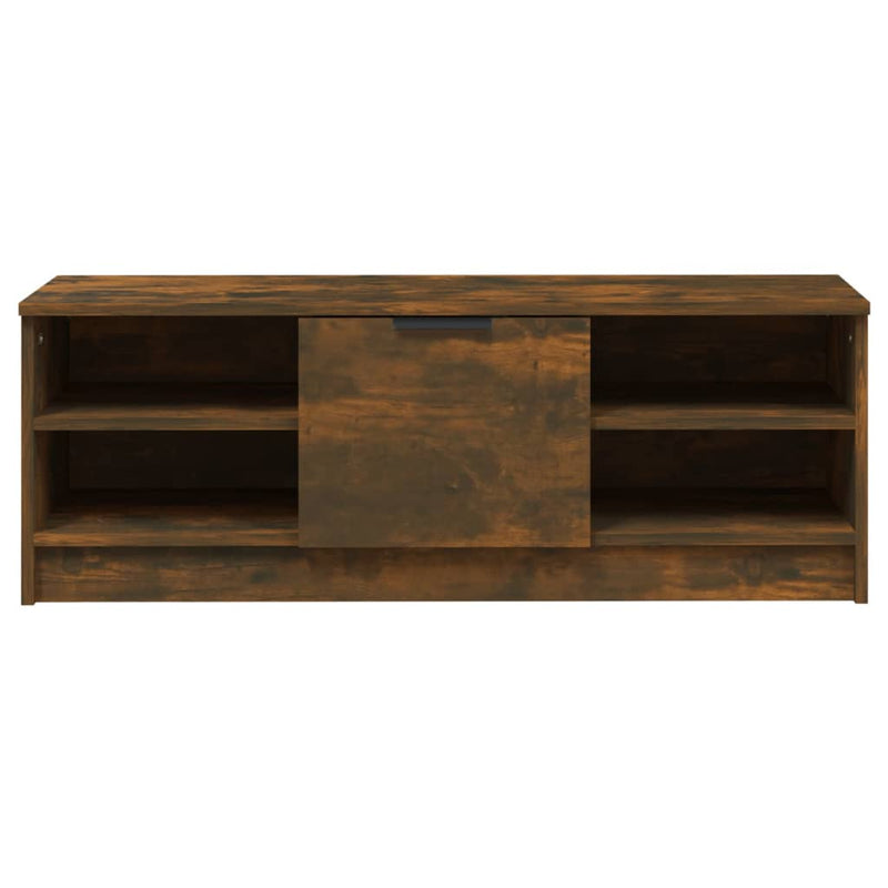 TV Cabinet Smoked Oak 102x35.5x36.5 cm Engineered Wood