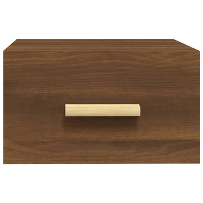 Wall-mounted Bedside Cabinets 2 pcs Brown Oak 35x35x20 cm