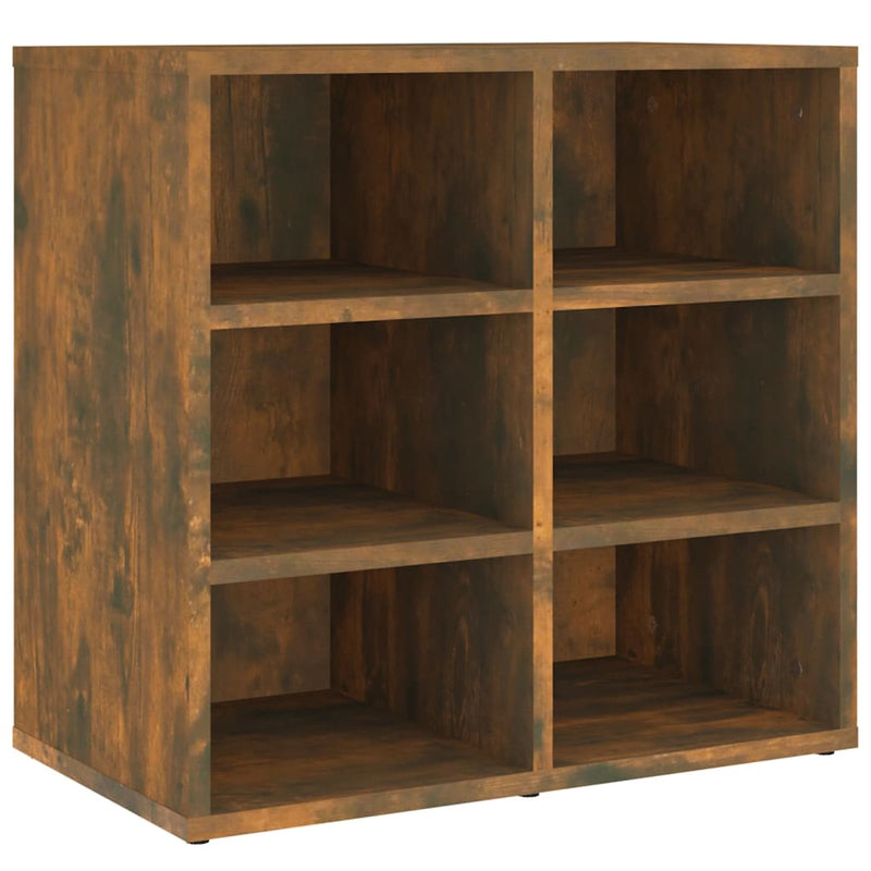 Shoe Cabinet Smoked Oak 52.5x30x50 cm