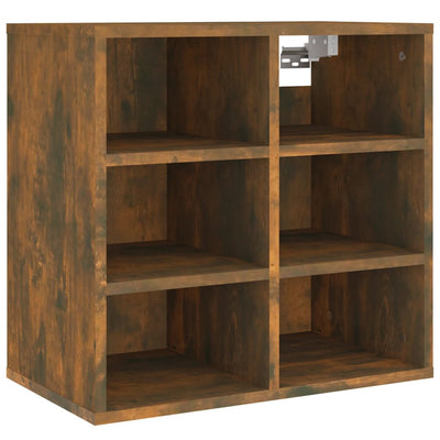 Shoe Cabinet Smoked Oak 52.5x30x50 cm