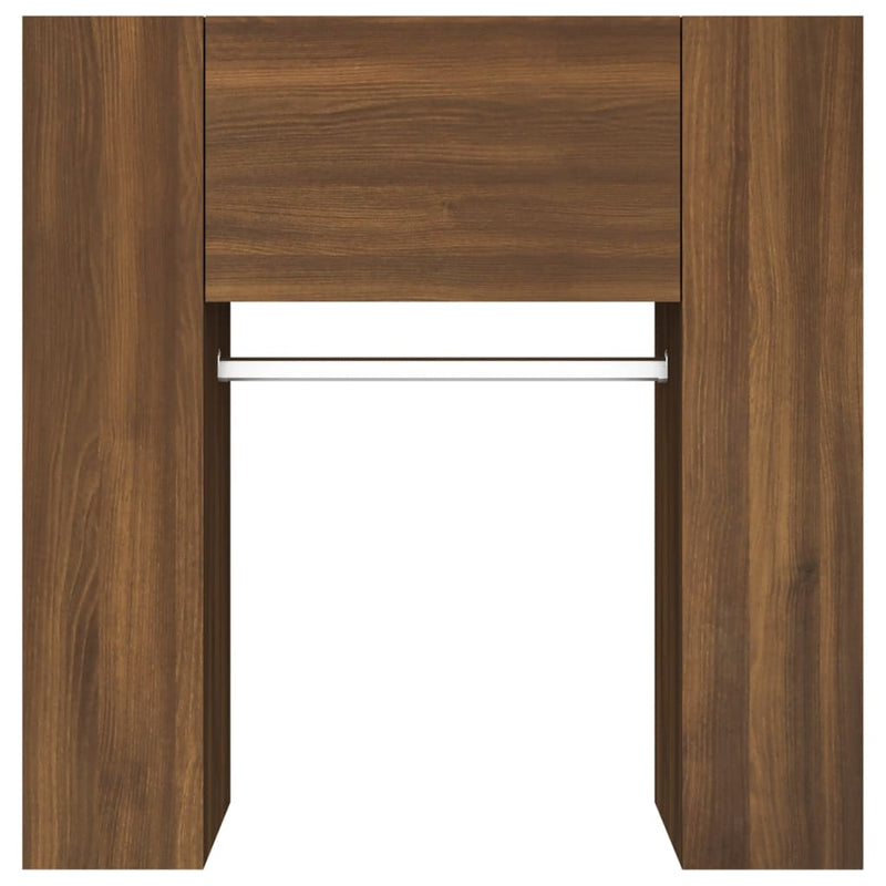 Hallway Cabinet Brown Oak 97.5x37x99 cm Engineered Wood