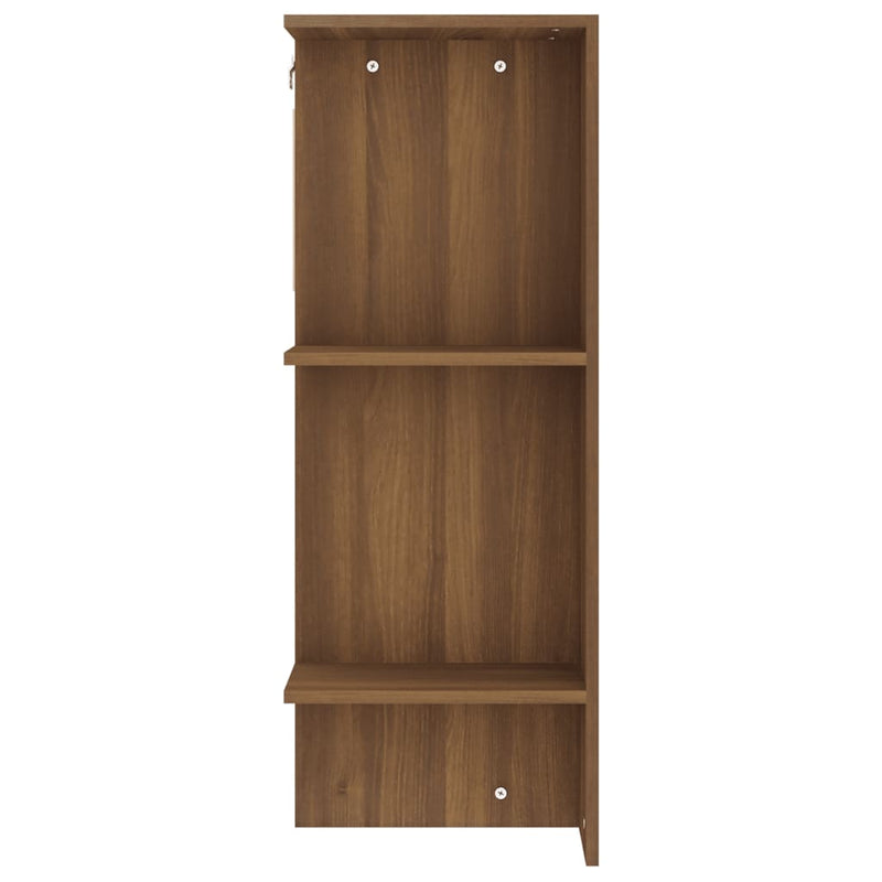 Hallway Cabinet Brown Oak 97.5x37x99 cm Engineered Wood