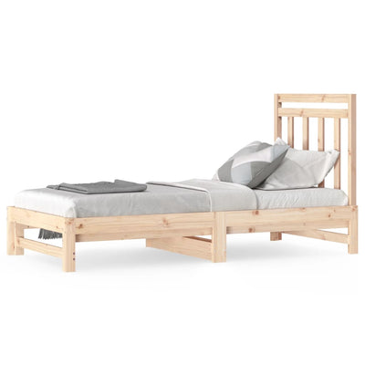 Pull-out Day Bed without Mattress 2x(90x190) cm