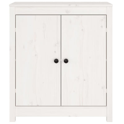 Sideboards 2 pcs White 70x35x80 cm Solid Wood Pine