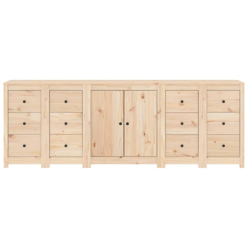 Sideboard 230x35x80 cm Solid Wood Pine