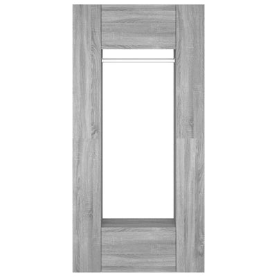 Hallway Cabinets 2 pcs Grey Sonoma Engineered Wood