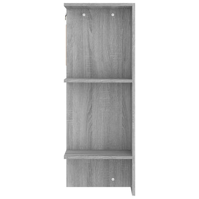 Hallway Cabinets 2 pcs Grey Sonoma Engineered Wood