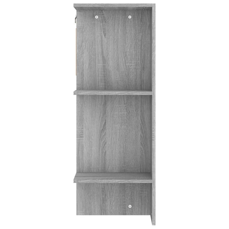 Hallway Cabinets 2 pcs Grey Sonoma Engineered Wood