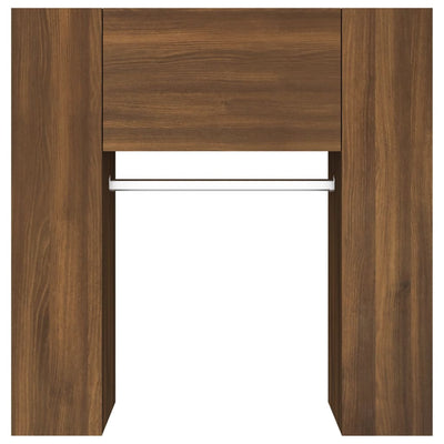 Hallway Cabinets 2 pcs Brown Oak Engineered Wood