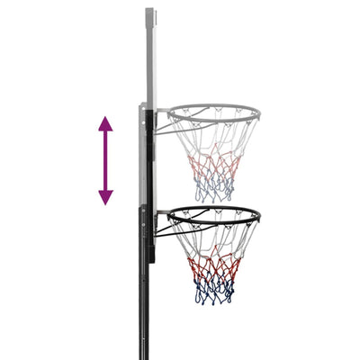 Basketball Stand Transparent 280-350 cm Polycarbonate