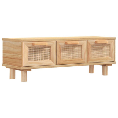 Coffee Table Brown 80x40x30 cm Engineered Wood&Solid Wood Pine