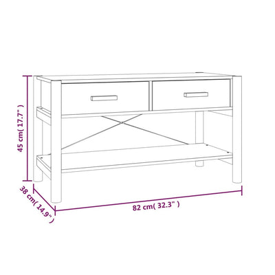 TV Cabinet 82x38x45 cm Engineered Wood