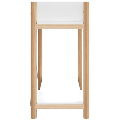 Console Table White 82x38x75 cm Engineered Wood