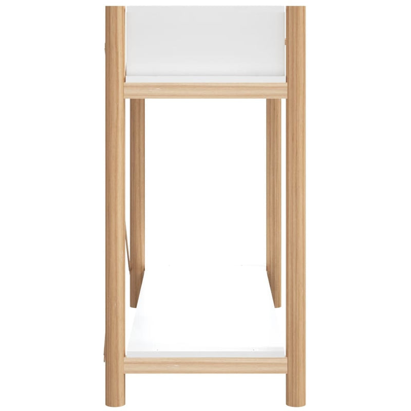 Console Table White 82x38x75 cm Engineered Wood