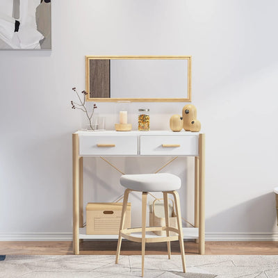 Console Table White 82x38x75 cm Engineered Wood