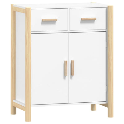 Sideboard White 62x38x75 cm Engineered Wood