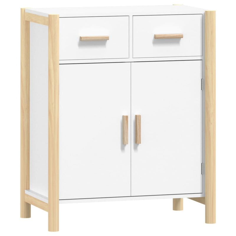 Sideboard White 62x38x75 cm Engineered Wood