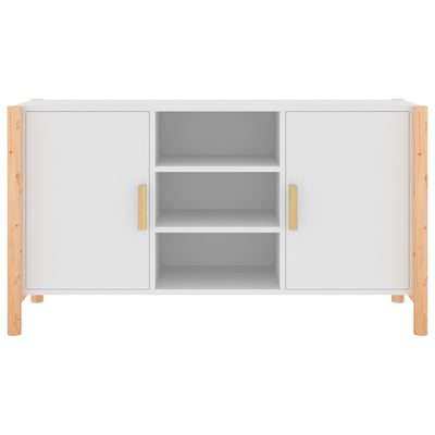 Sideboard White 107x38x60 cm Engineered Wood