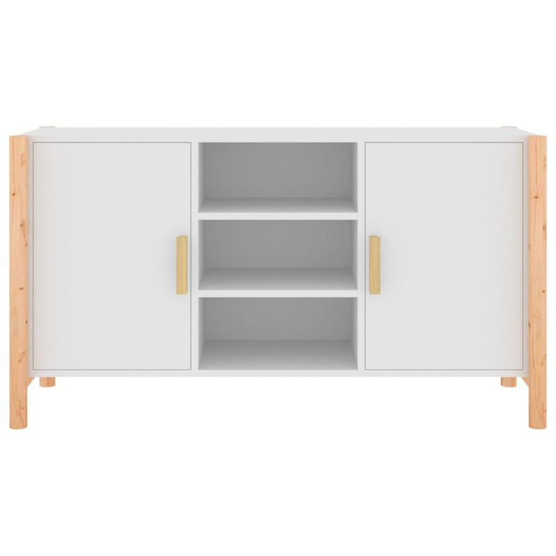 Sideboard White 107x38x60 cm Engineered Wood