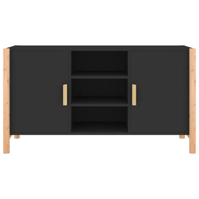 Sideboard Black 107x38x60 cm Engineered Wood