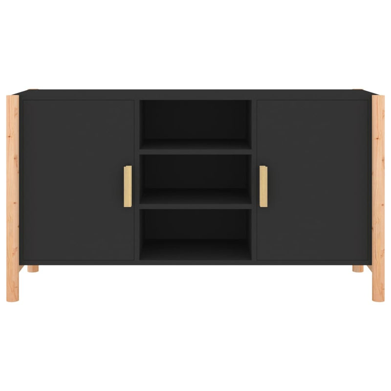 Sideboard Black 107x38x60 cm Engineered Wood