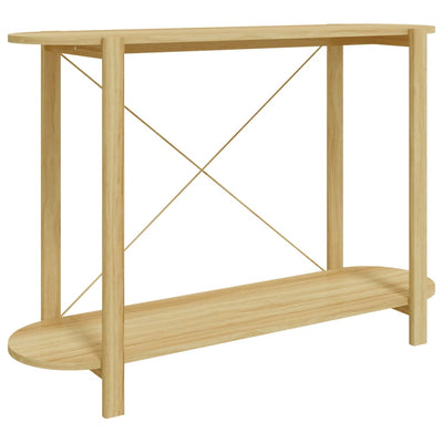 Console Table 110x38x75 cm Engineered Wood