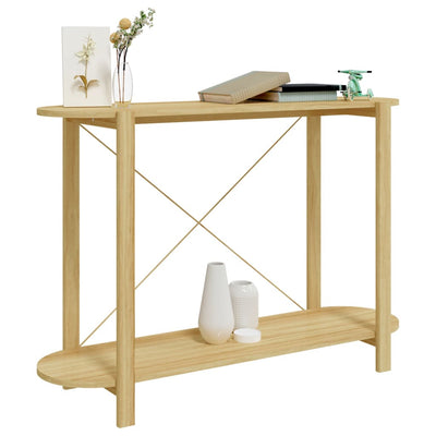 Console Table 110x38x75 cm Engineered Wood