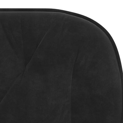 Dining Chairs 2 pcs Black Velvet