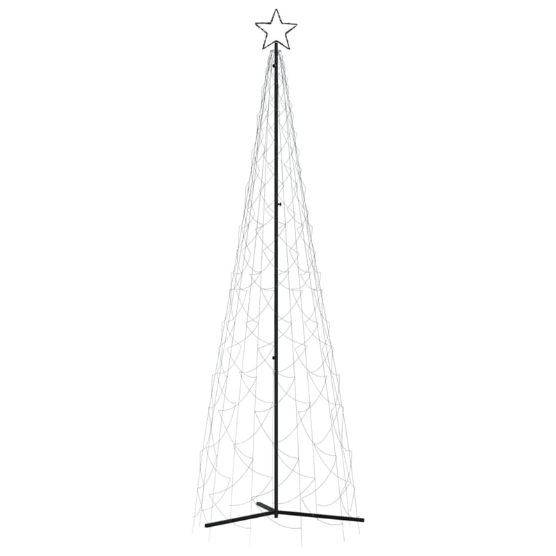 Christmas Cone Tree Cold White 500 LEDs 100x300 cm