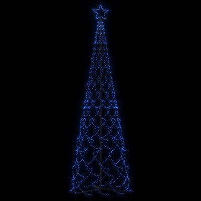 Christmas Cone Tree Blue 500 LEDs 100x300 cm