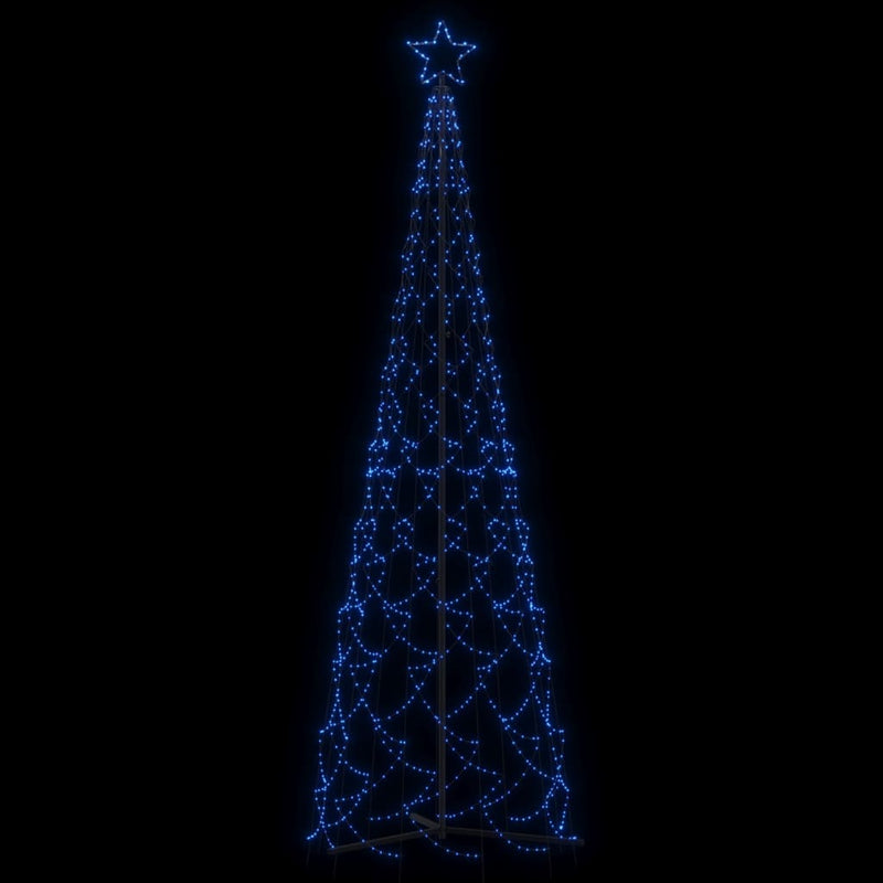 Christmas Cone Tree Blue 500 LEDs 100x300 cm