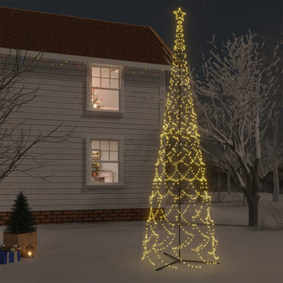 Christmas Cone Tree Warm White 3000 LEDs 230x800 cm