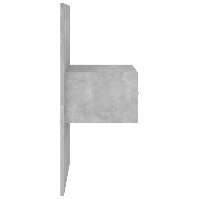 Bed Headboard with Cabinets Concrete Grey 160 cm Engineered Wood