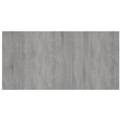 Bed Headboard with Cabinets Grey Sonoma Engineered Wood