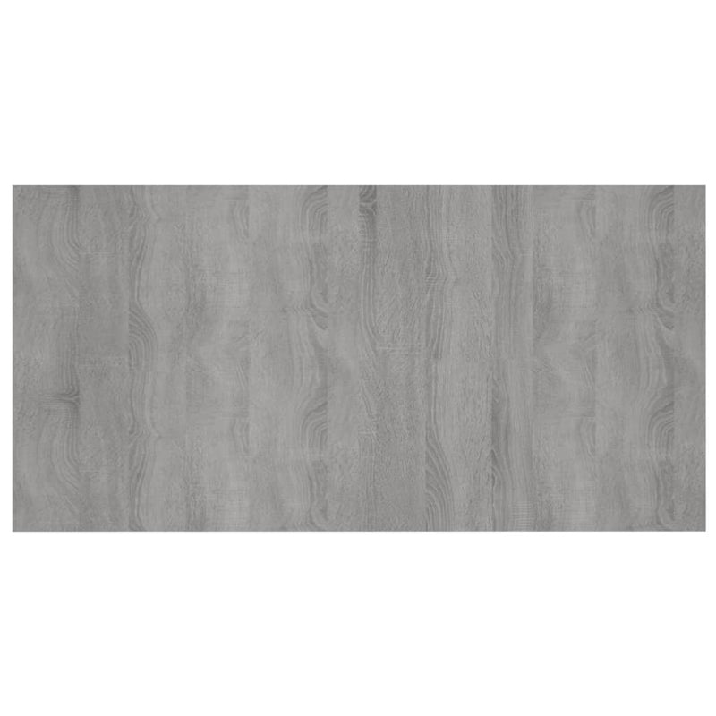 Bed Headboard with Cabinets Grey Sonoma Engineered Wood