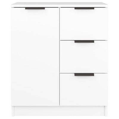 Sideboards 2 pcs White 60x30x70 cm Engineered Wood