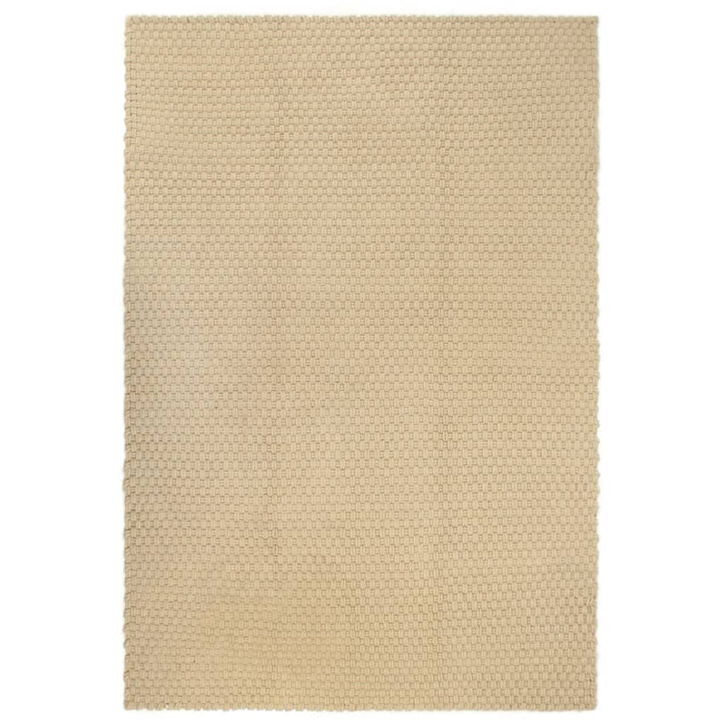 Rug Rectangular Natural 120x180 cm Cotton