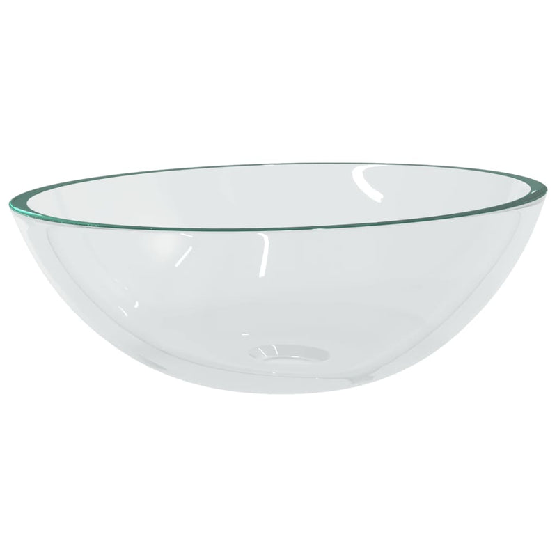 Basin Glass 50x37x14 cm Transparent