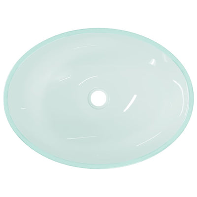 Basin Glass 50x37x14 cm Frosted