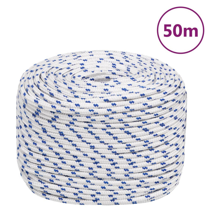 Boat Rope White 8 mm 50 m Polypropylene