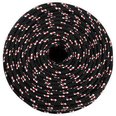 Boat Rope Black 6 mm 25 m Polypropylene