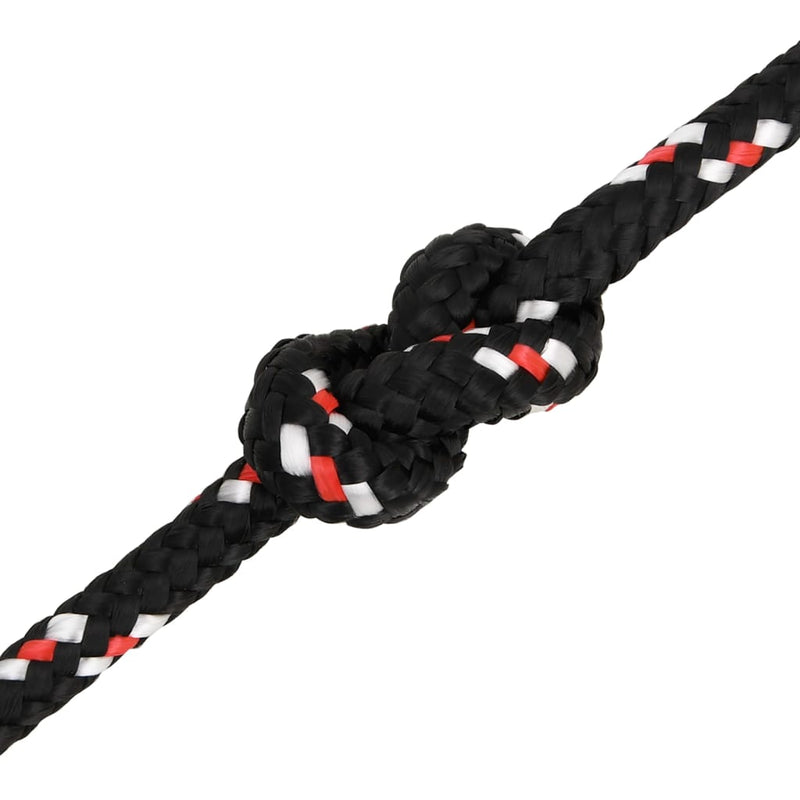 Boat Rope Black 6 mm 25 m Polypropylene