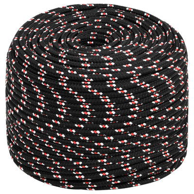 Boat Rope Black 10 mm 25 m Polypropylene